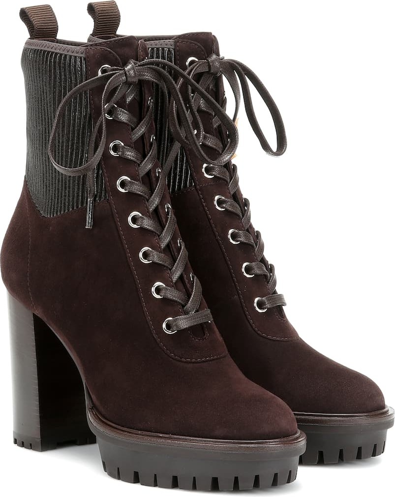 Gianvito Rossi Martis 70 suede ankle boots
