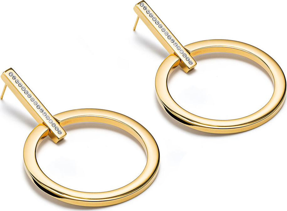 Vita Fede Antonia Crystal Hoop Earrings