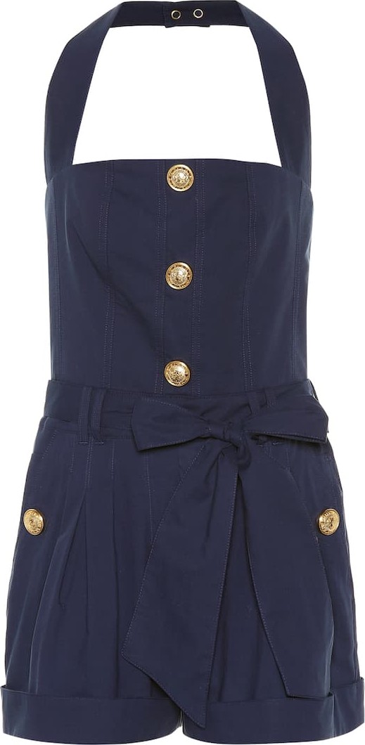 Balmain Cotton playsuit
