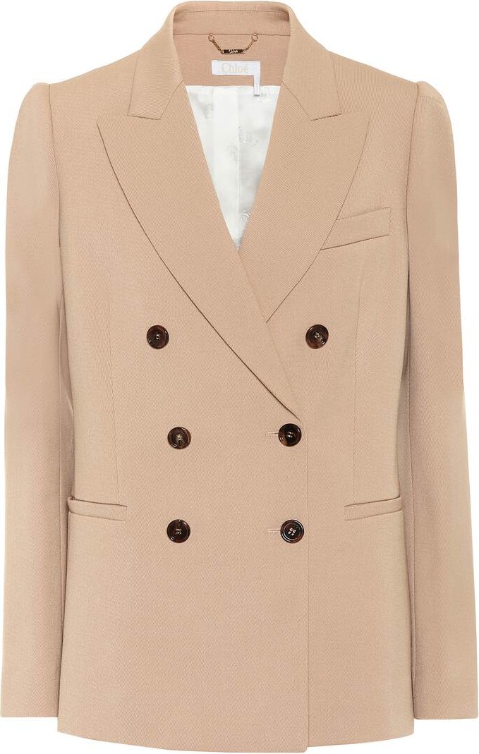 Chloe Stretch-wool blazer