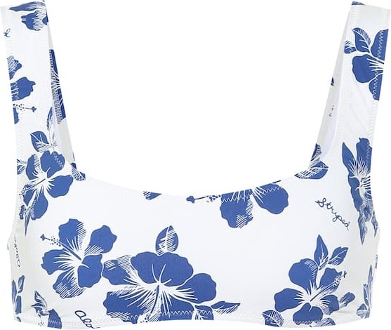 Solid & Striped The Elle floral bikini top