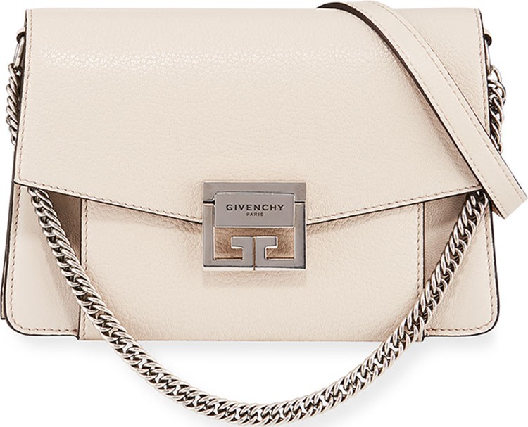 Givenchy GV3 Small Pebbled Leather Crossbody Bag