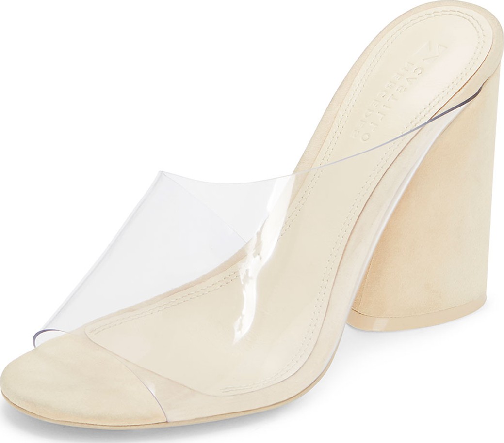 Mercedes Castillo Kuri Transparent Slide Sandals