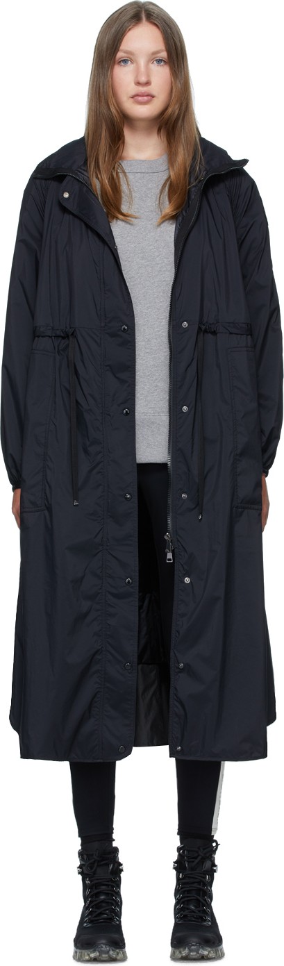 Moncler Black Down Lin Coat