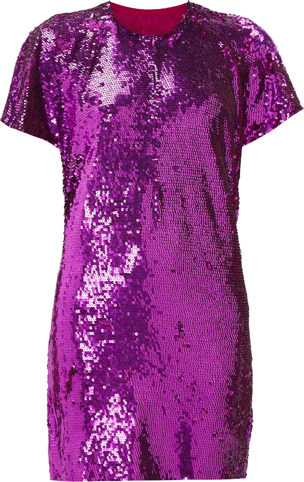 ASHISH Cutout-back sequinned mini dress