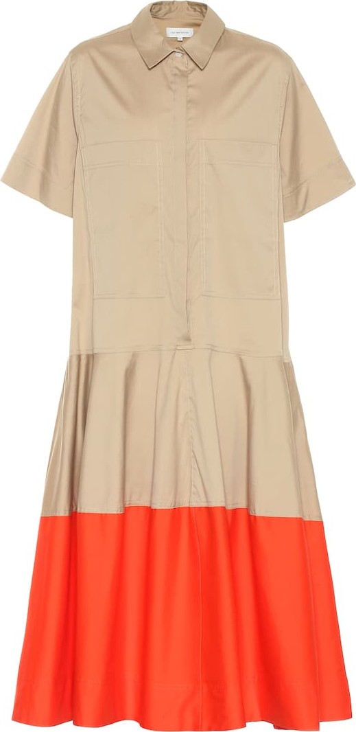 Lee Mathews Elsie cotton-blend shirt dress