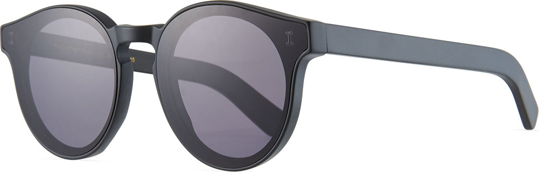 Illesteva Two Point One Round Acetate Sunglasses
