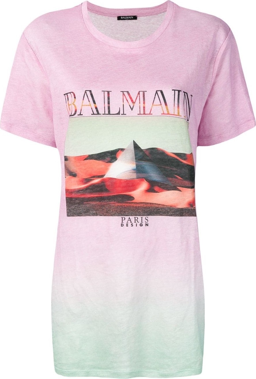 Balmain tie-dye print T-shirt
