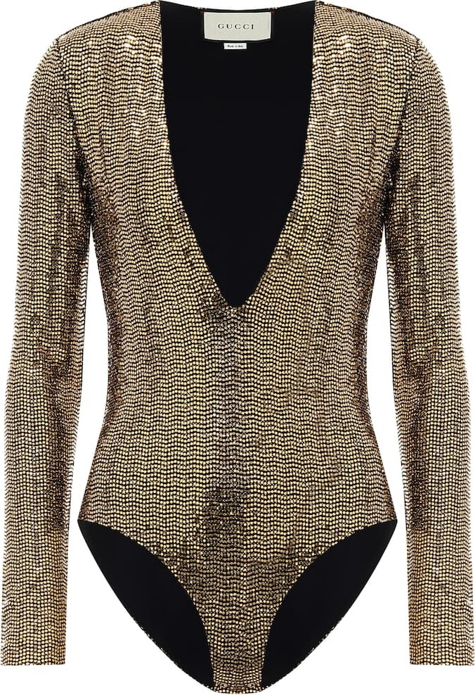 Gucci Sequinned bodysuit