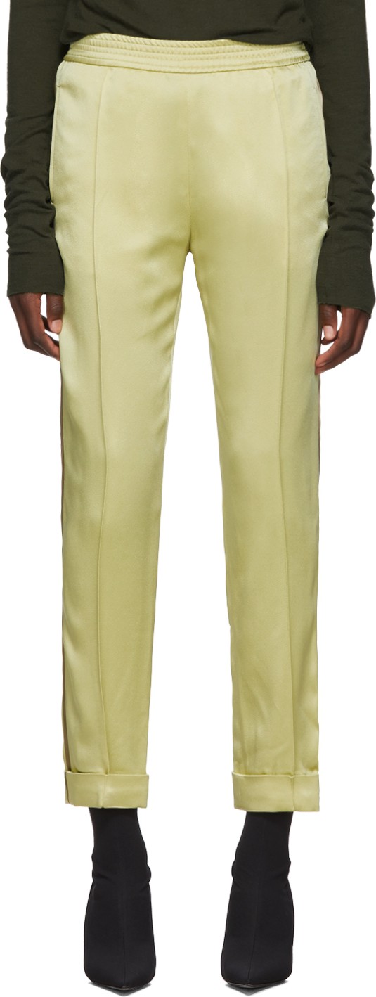 Haider Ackermann Yellow Kuiper Elastic Waistband Trousers