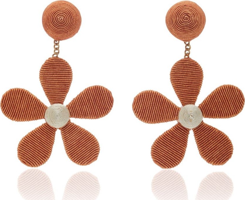 Rebecca de Ravenel Daisy cord slip earrings