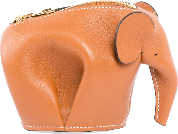 LOEWE Elephant Charm Keychain