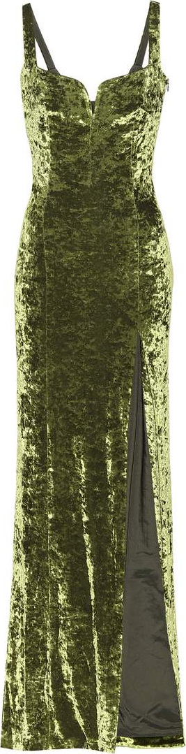 Galvan Solstice velvet gown