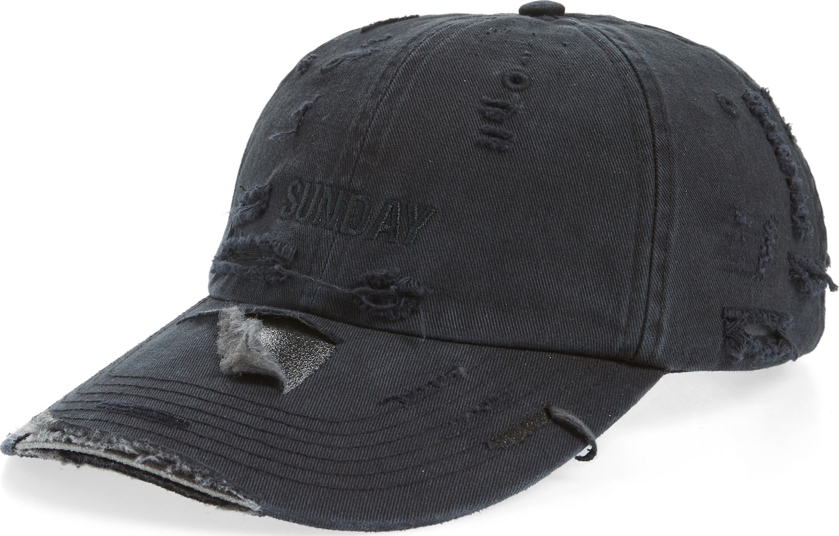 Vetements Sunday Destroyed Baseball Cap