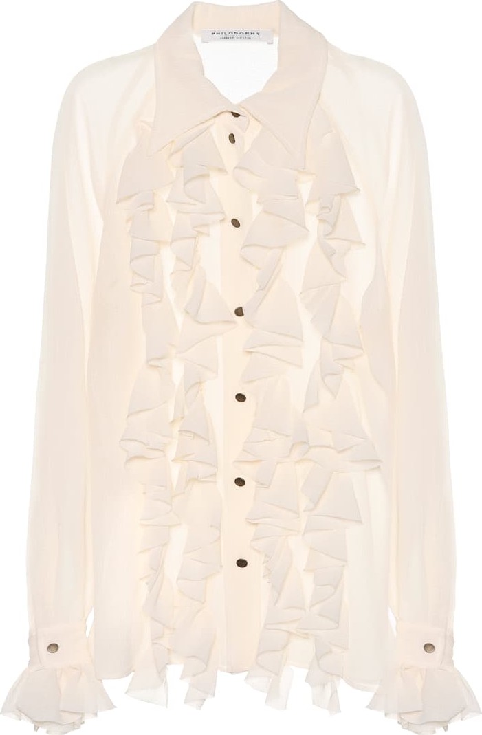 Philosophy Di Lorenzo Serafini Ruffled top