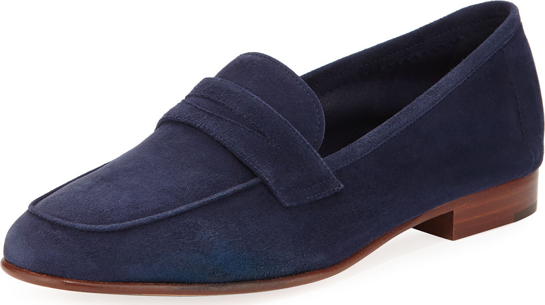 Mansur Gavriel Classic Flat Suede Loafer
