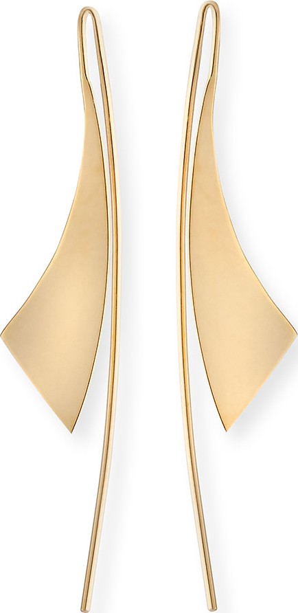 Lana Small Gloss 14K Gold Hoop Earrings