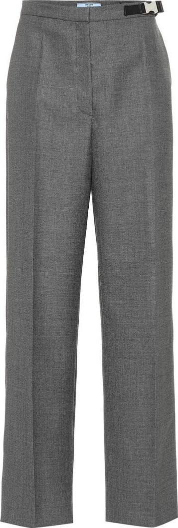 Prada Wide-leg wool pants