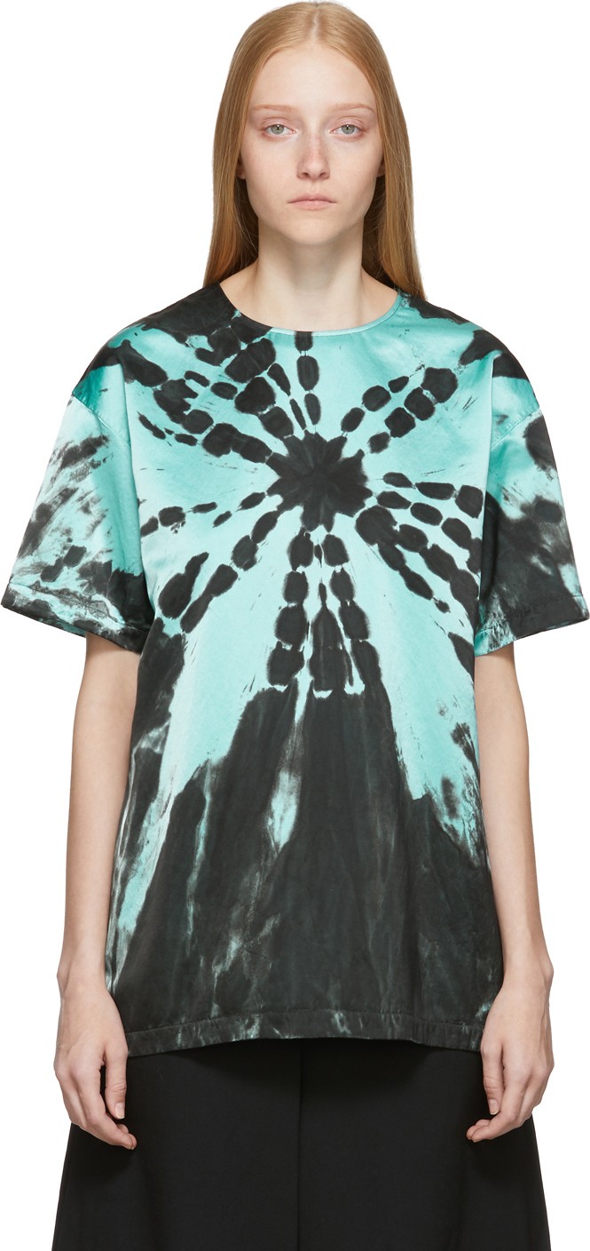 Maison Margiela Blue Tie-Dye T-Shirt