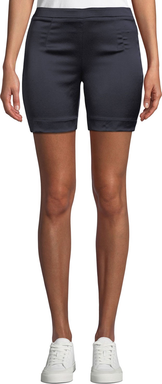 Maggie Marilyn Life Is Short Satin Biker Shorts