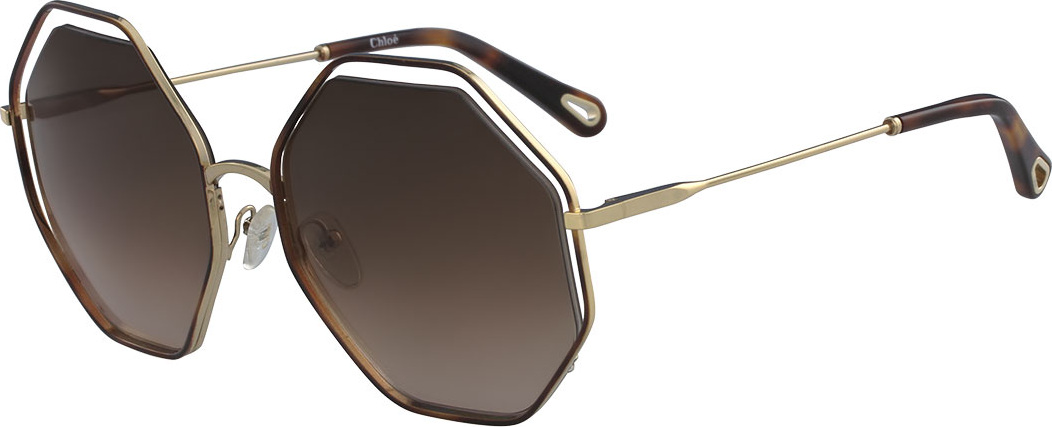 Chloe Poppy Geometric Sunglasses