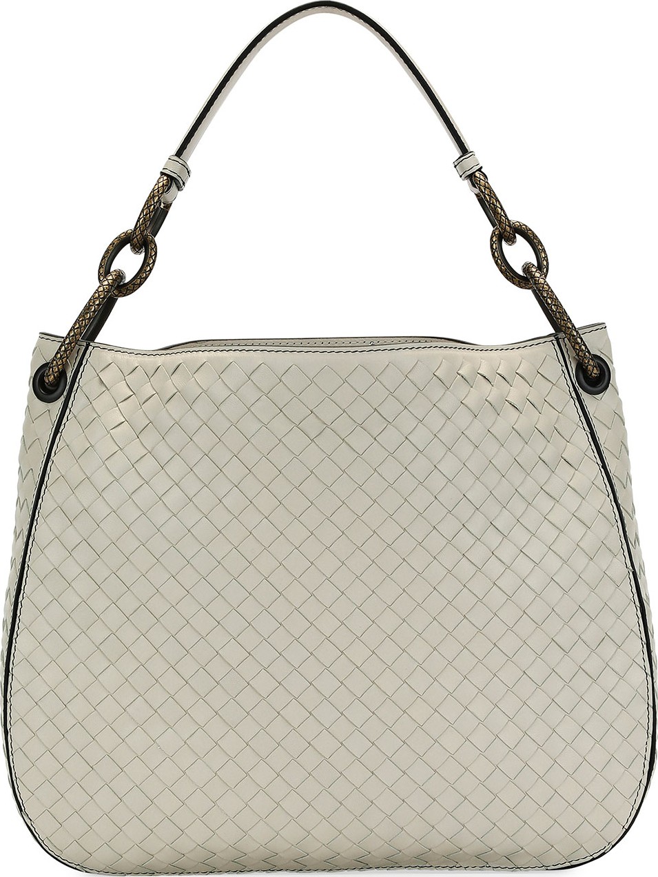 Bottega Veneta Small Loop Intrecciato Woven Hobo Bag