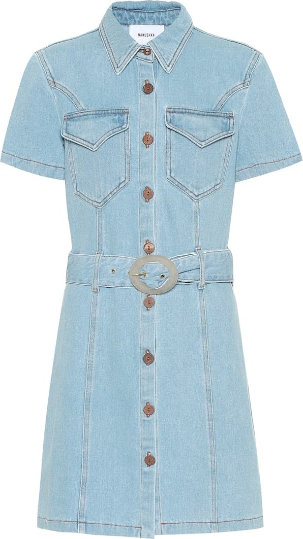 Nanushka Mora denim minidress