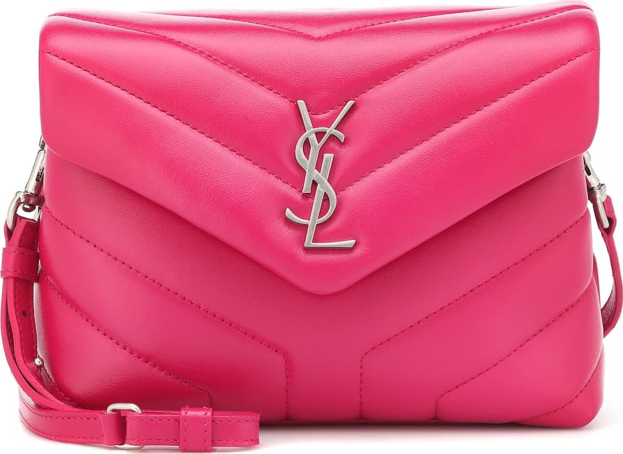 Saint Laurent Mini Loulou leather shoulder bag