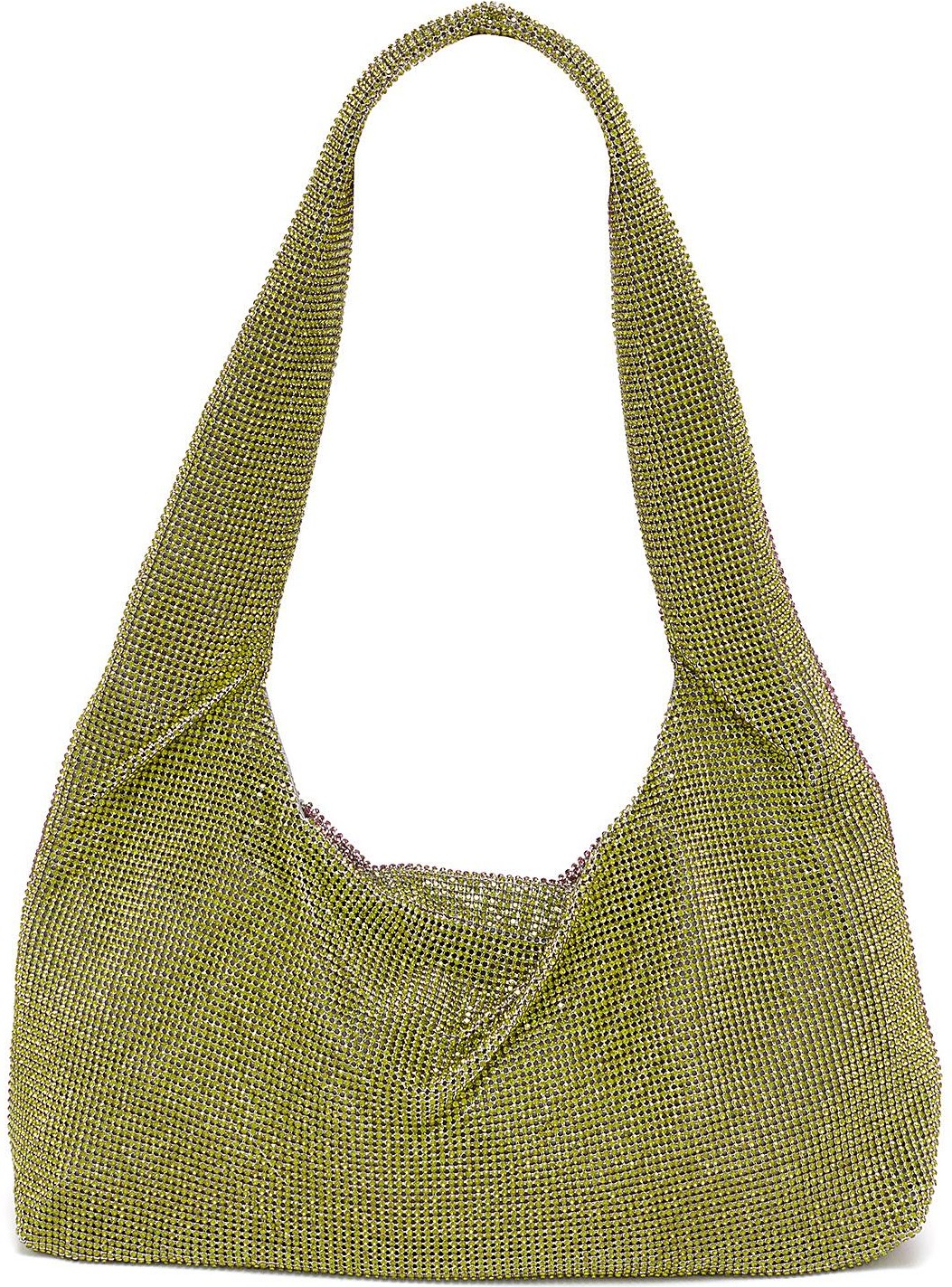 KARA Crystal chain mail shoulder bag