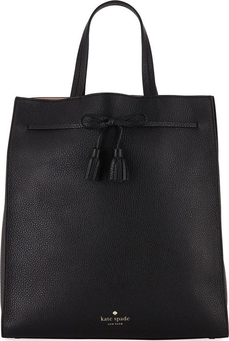 Kate Spade New York hayes street medium leather tote bag