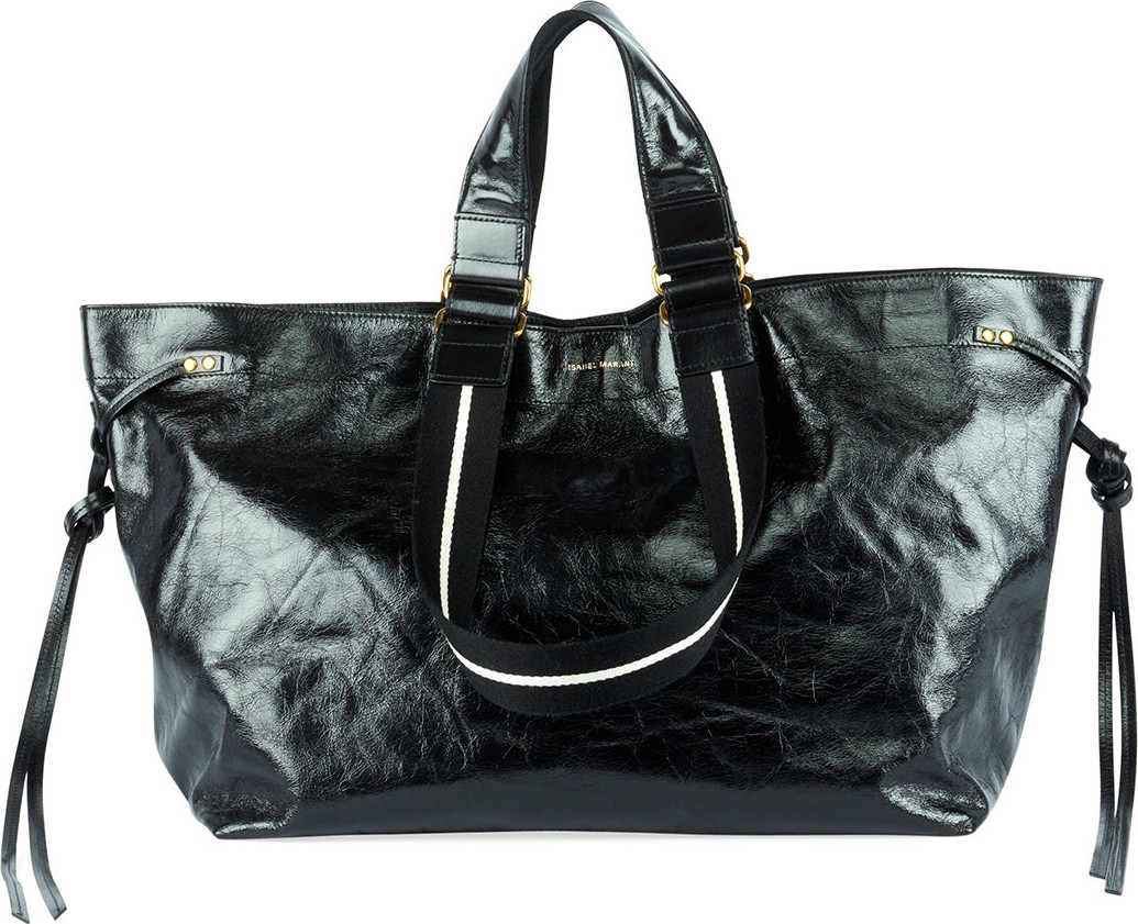Isabel Marant Wardy Iconic Leather Shopper Tote Bag