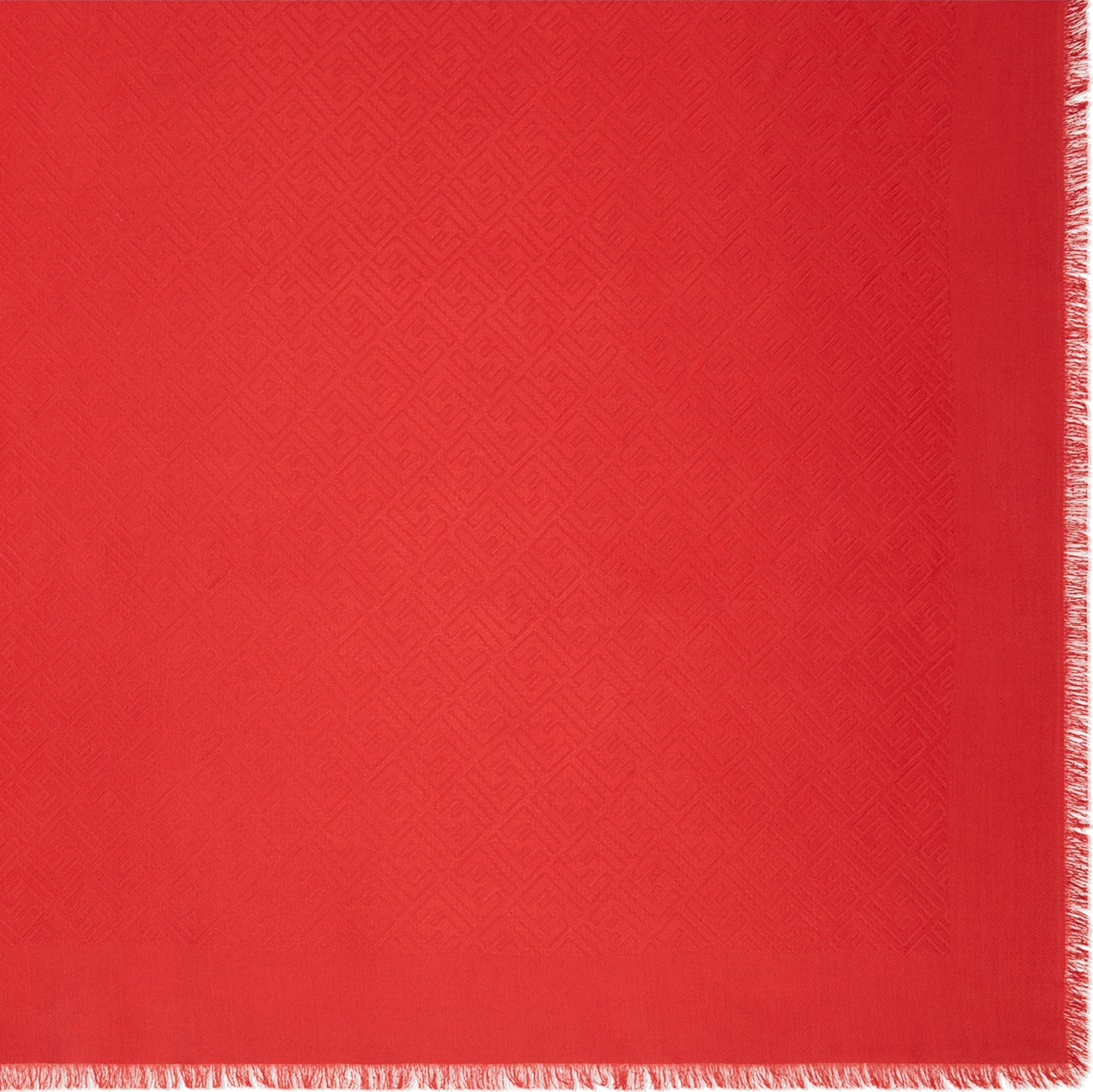 Fendi Logo Silk & Wool Scarf