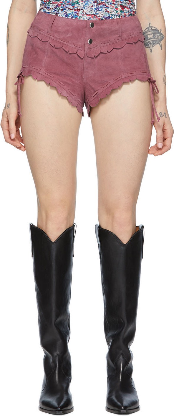 Isabel Marant Pink Aleixo Shorts