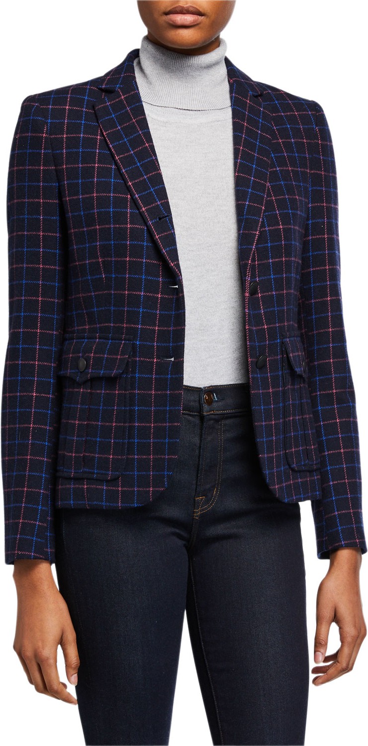 Rag & Bone NANCIE CHECK BLAZER