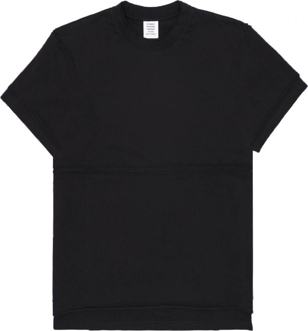 Vetements Patched plain t-shirt