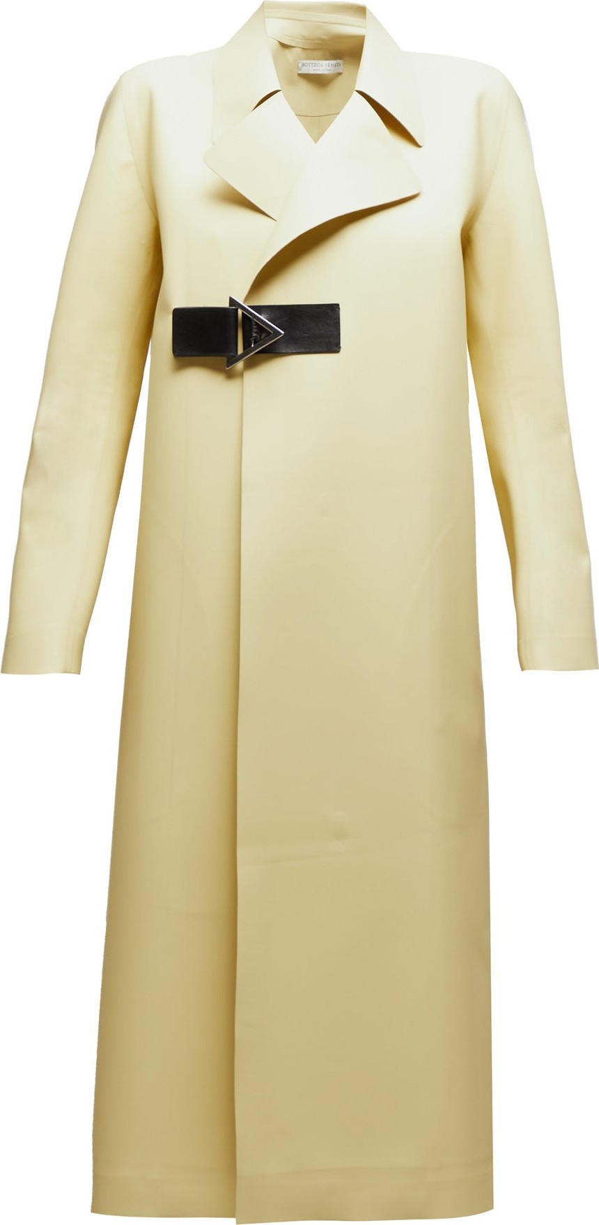 Bottega Veneta Laser-cut double-breasted rubber coat