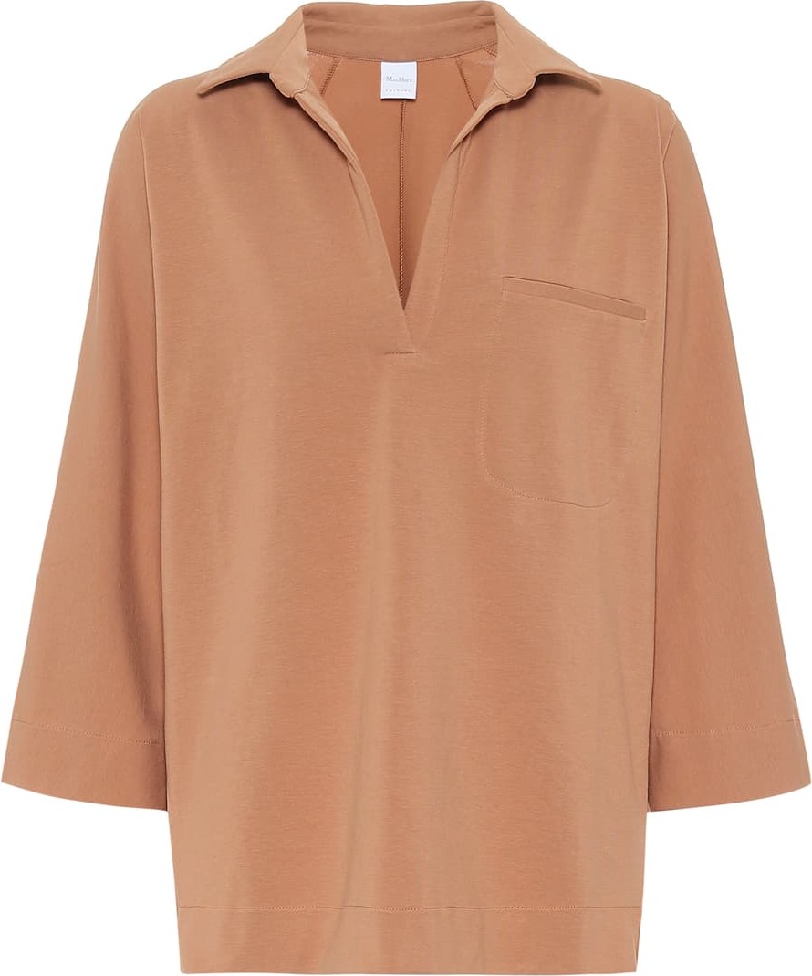 Max Mara Paggi stretch-cotton jersey top