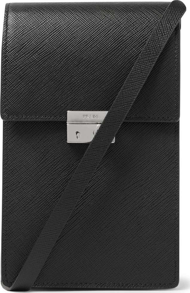 Prada Saffiano Leather Messenger Bag