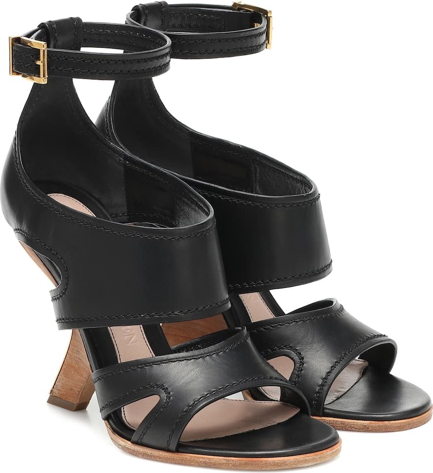 Alexander McQueen No.13 leather sandals
