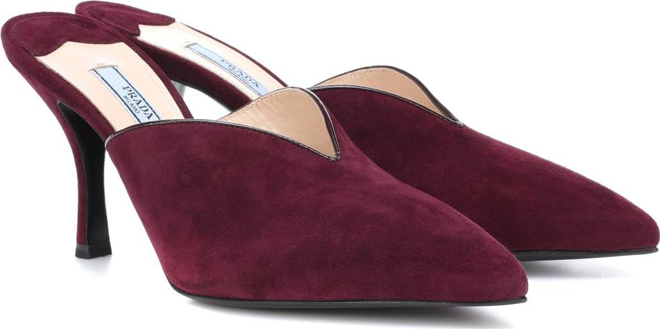 Prada Suede mules