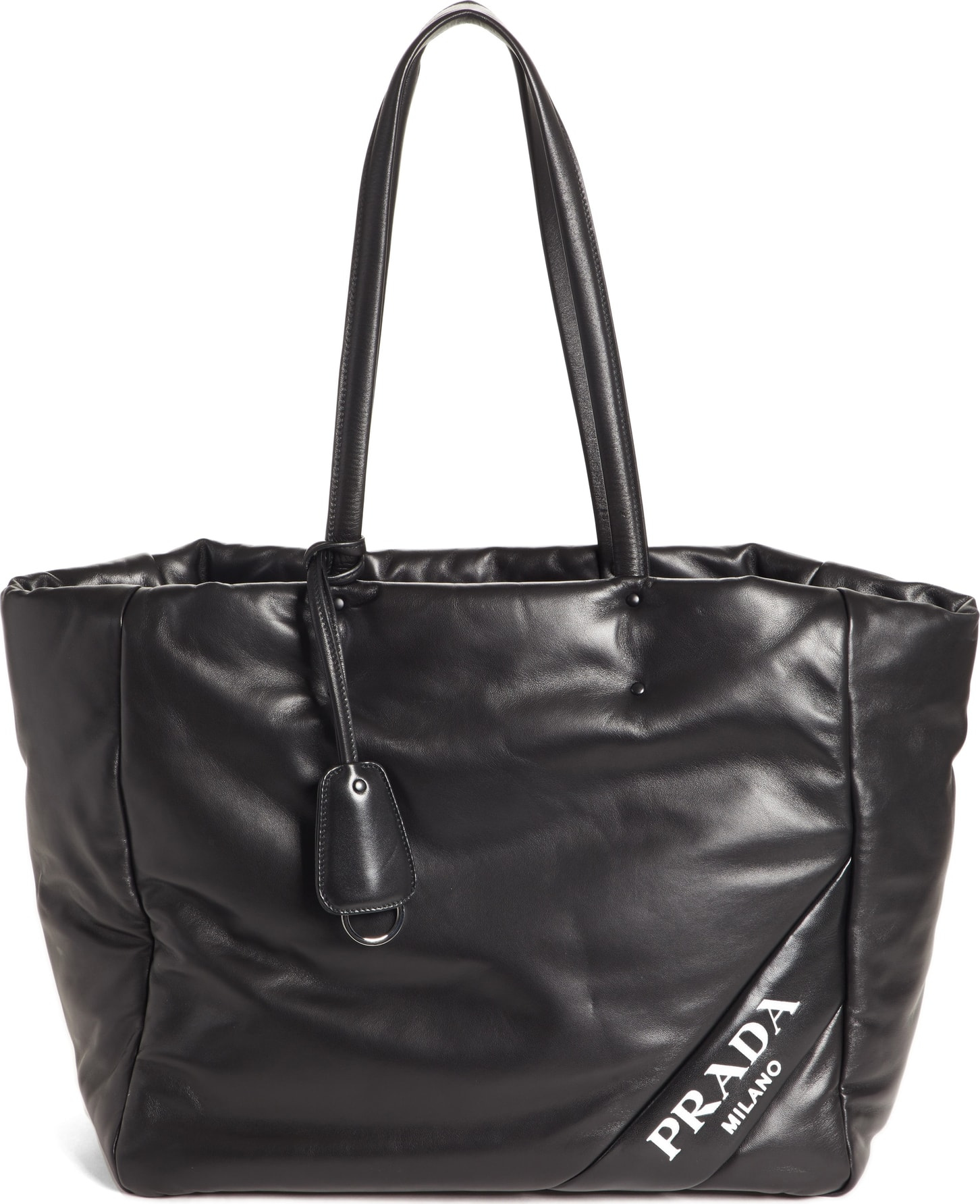 Prada Nappy Calfskin Leather Tote