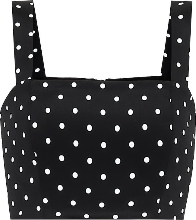 Balmain Polka-dot jersey top