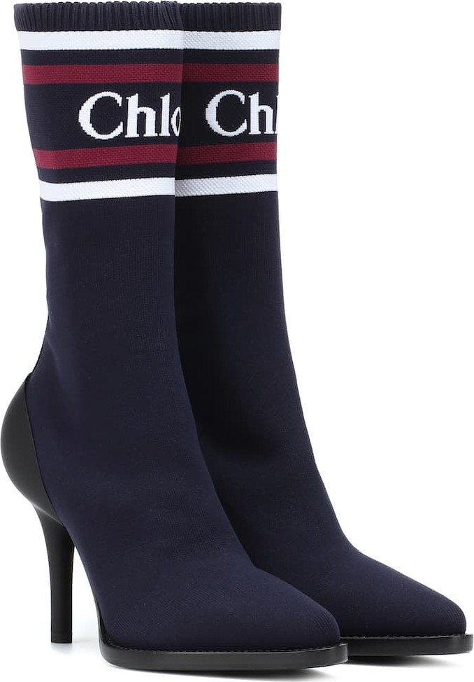Chloe Knitted sock boots