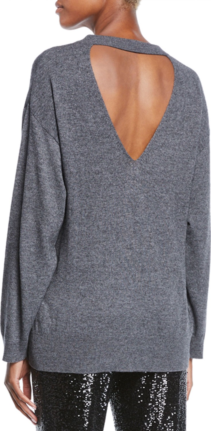 A.L.C. Knowles Crewneck Cutout Sweater