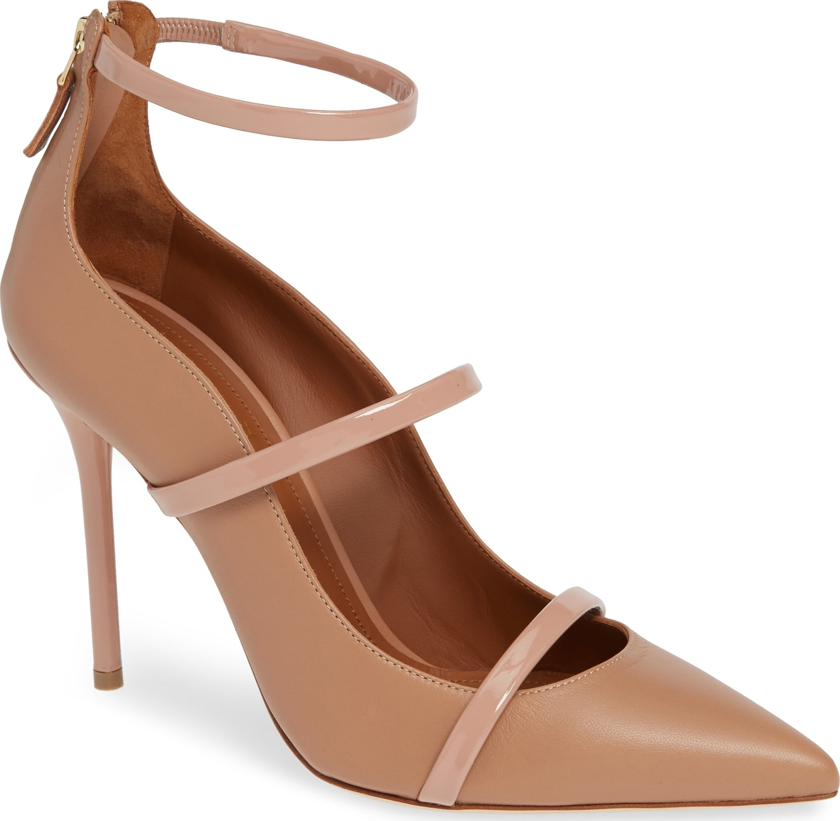 Malone Souliers Robyn Triple Strap Pump
