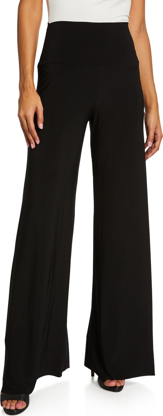 Norma Kamali Elephant Wide-Leg Pants
