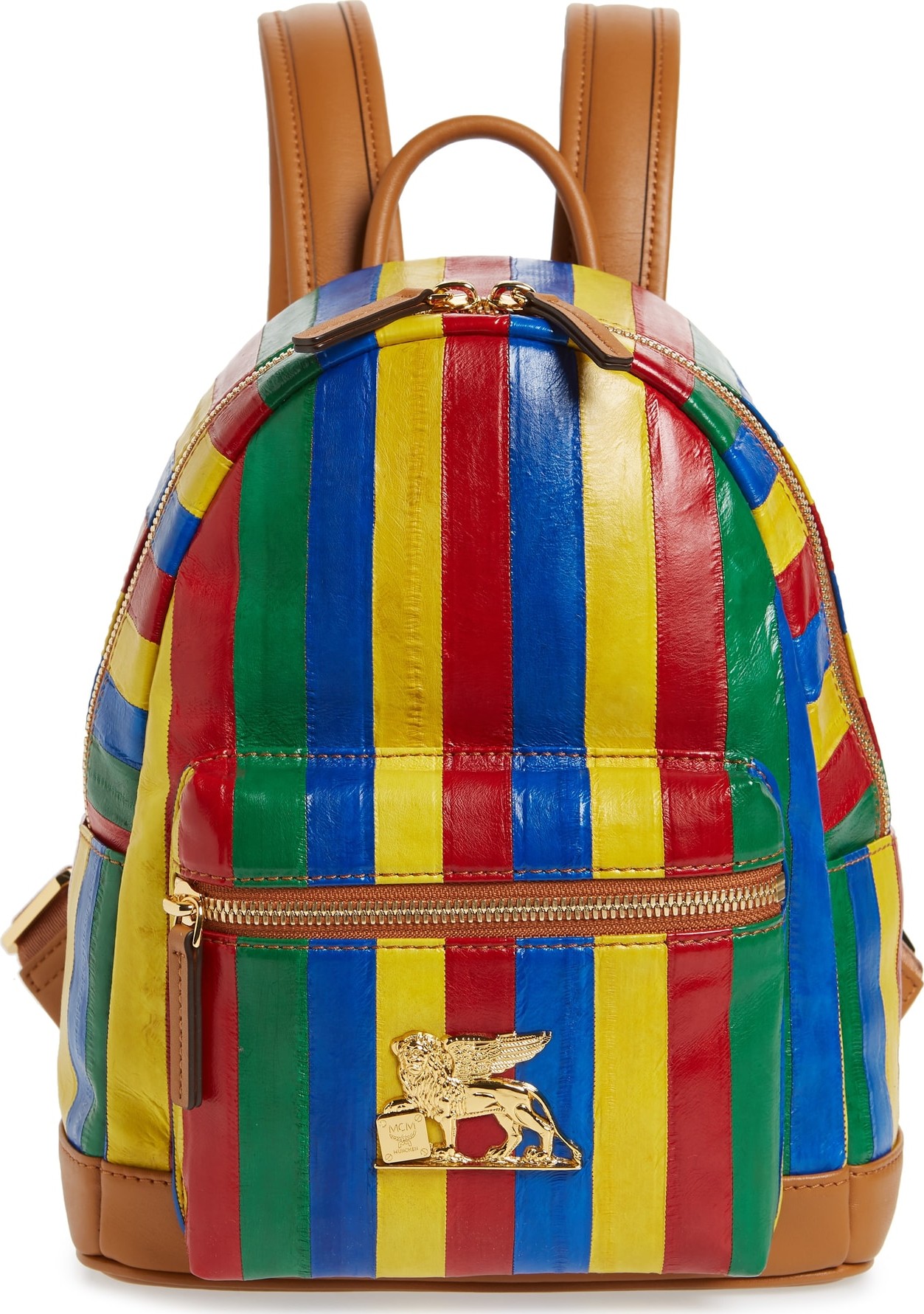MCM Mini Leather Backpack
