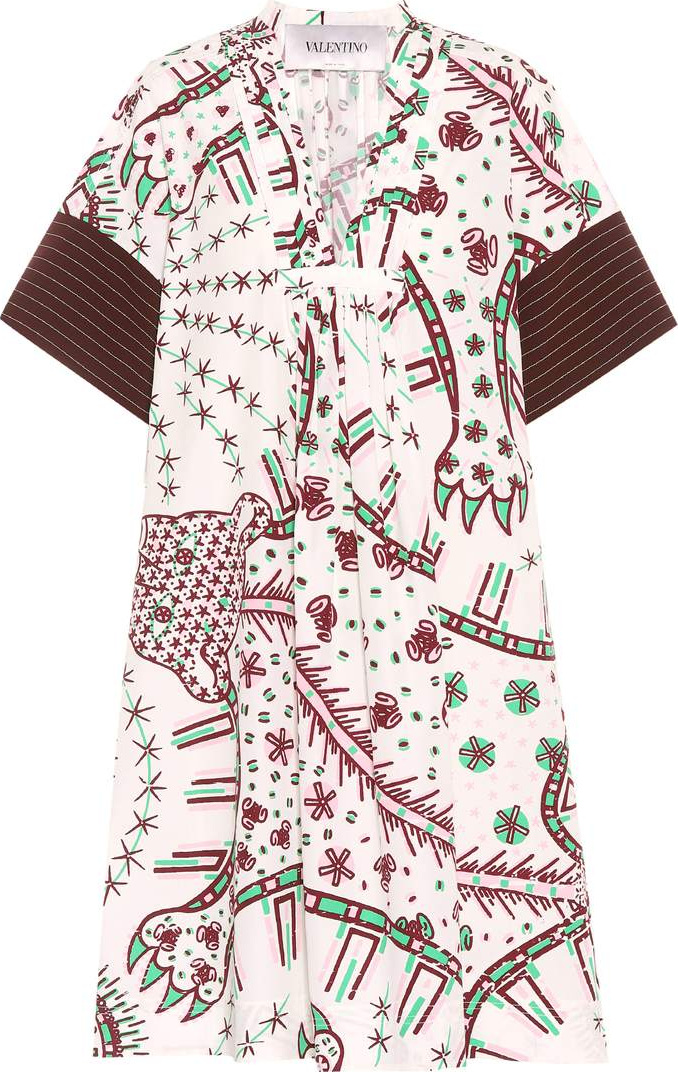 Valentino Mixed Print cotton dress