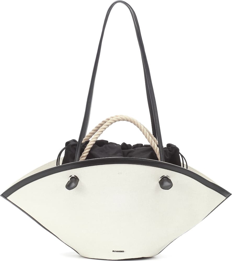Jil Sander Exclusive to Mytheresa – Sombrero Medium linen tote