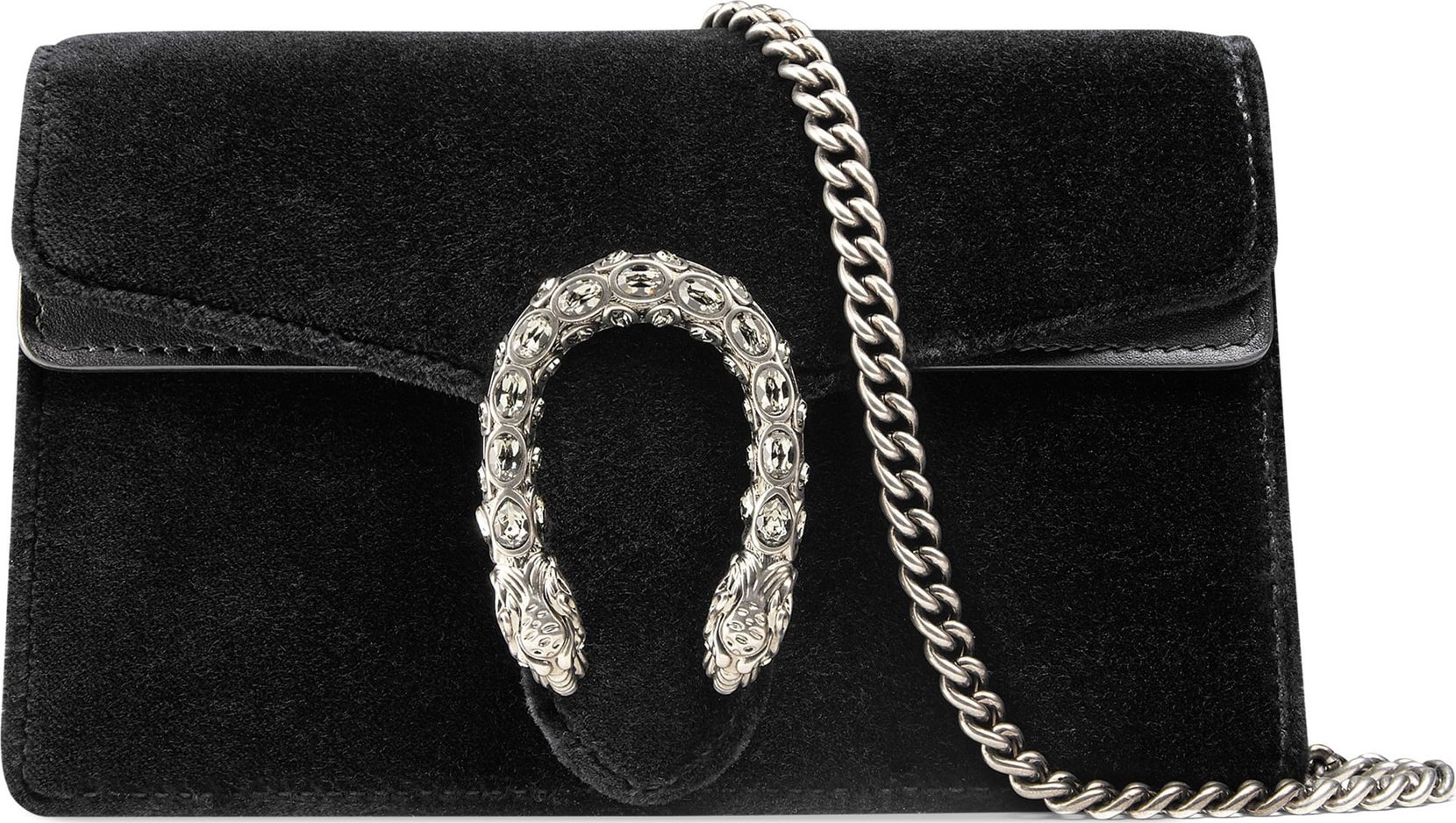 Gucci Super Mini Dionysus Velvet Shoulder Bag